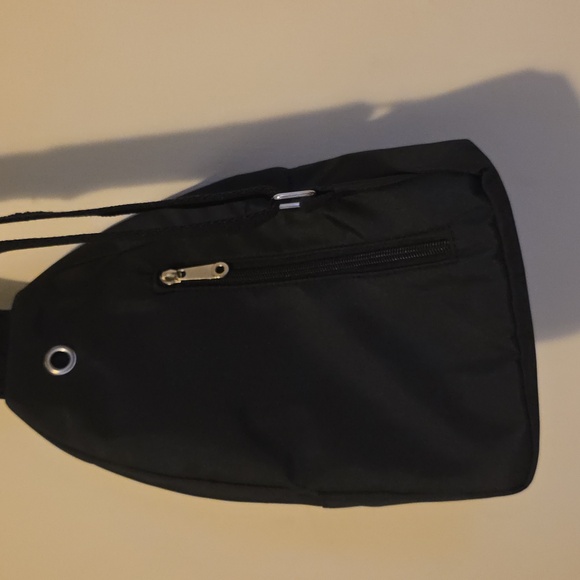 Black Sling Bag for Men - Picture 3 of 4